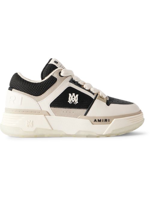 MA-1 Suede-Trimmed Mesh and Leather Sneakers