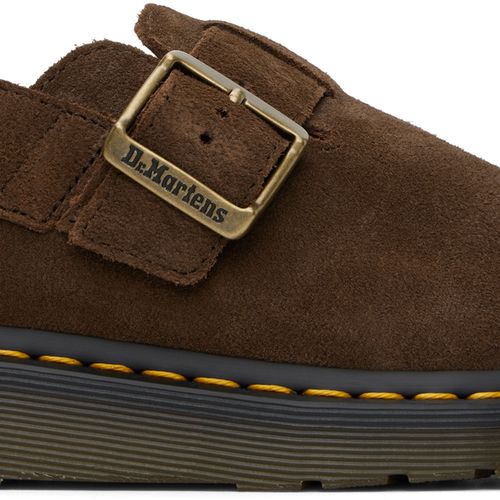 Dr. Martens Brown Jorge II Suede Slingback Slip-on Loafers