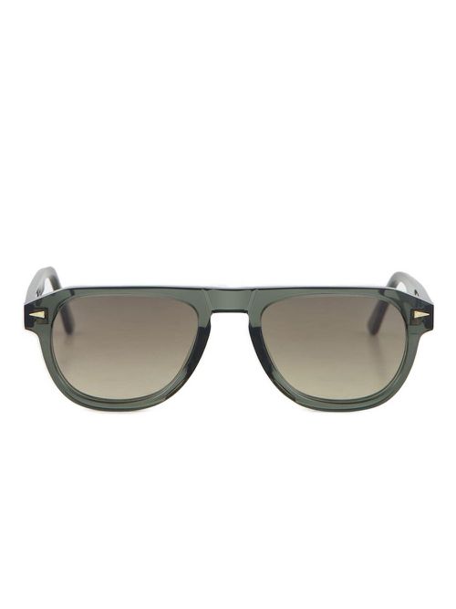 Carrousel geometric-frame sunglasses - Green