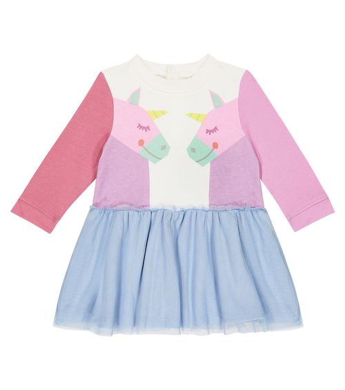 Baby printed cotton jersey dress