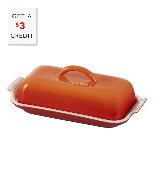 Flame Heritage Butter Dish With $3 Credit