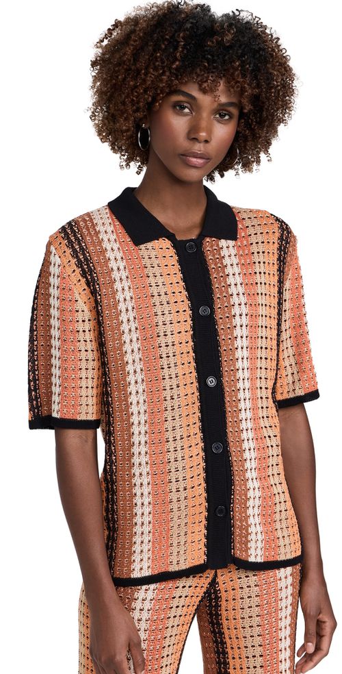 Aimee Top Orange Multi