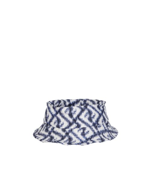 FF Printed Wide-Brim Bucket Hat
