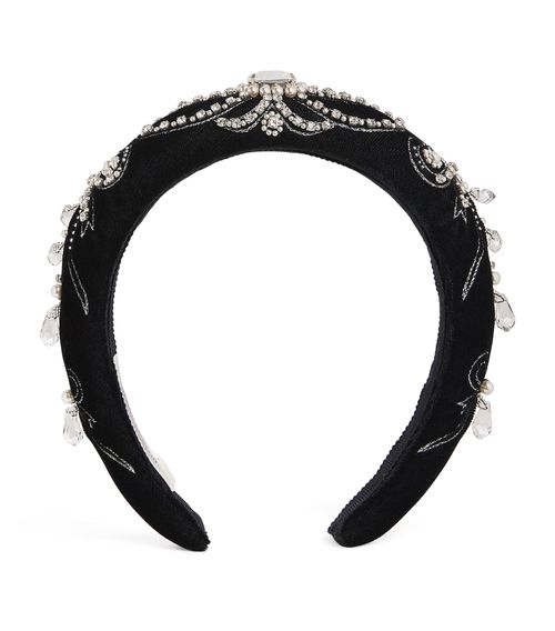 Crystal-Embellished Danica Headband