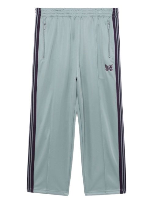 Logo-embroidered track pants - Blue