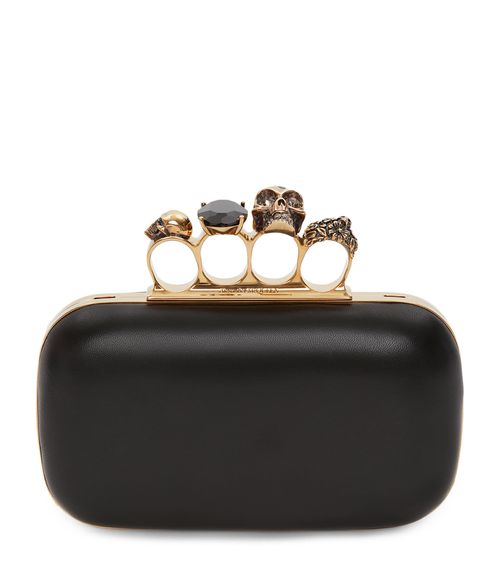 Skull Four-Ring Clutch Bag