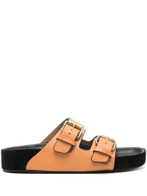 Lennyo leather sandals - Orange