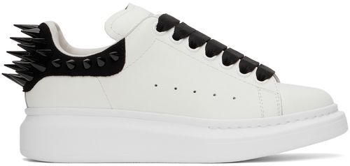 Alexander Mcqueen | White & Black Spike Oversized Sneakers