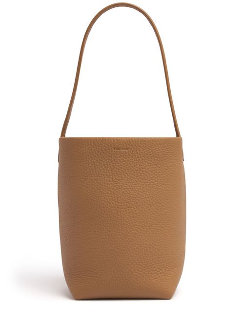 Small N/s Park Grained Leather Tote