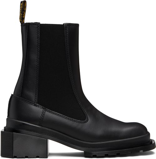 Black Maybole Square Toe Chelsea Boots