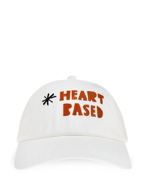 SAMSOE SAMSOE logo-embroidered cap - White