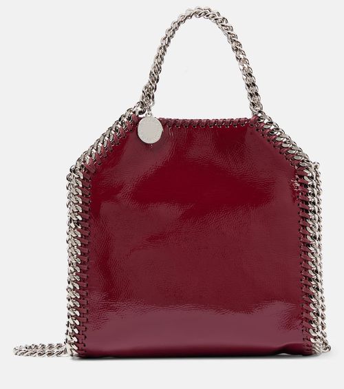 Falabella Small faux patent leather tote bag