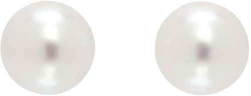 Numbering White #9102 Earrings