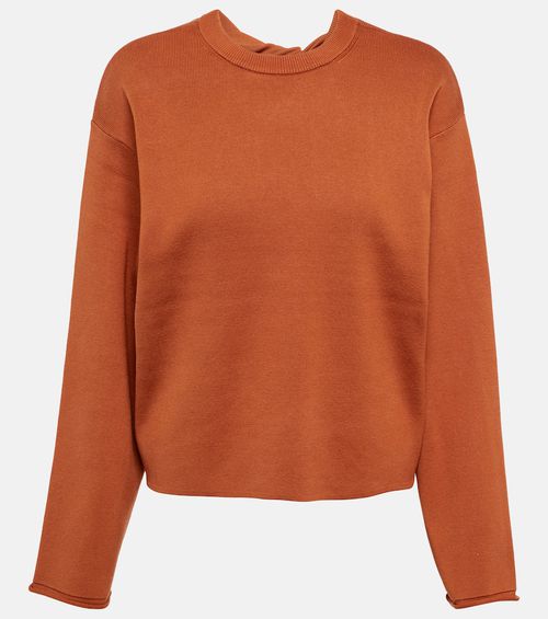 Silk and cotton sweater