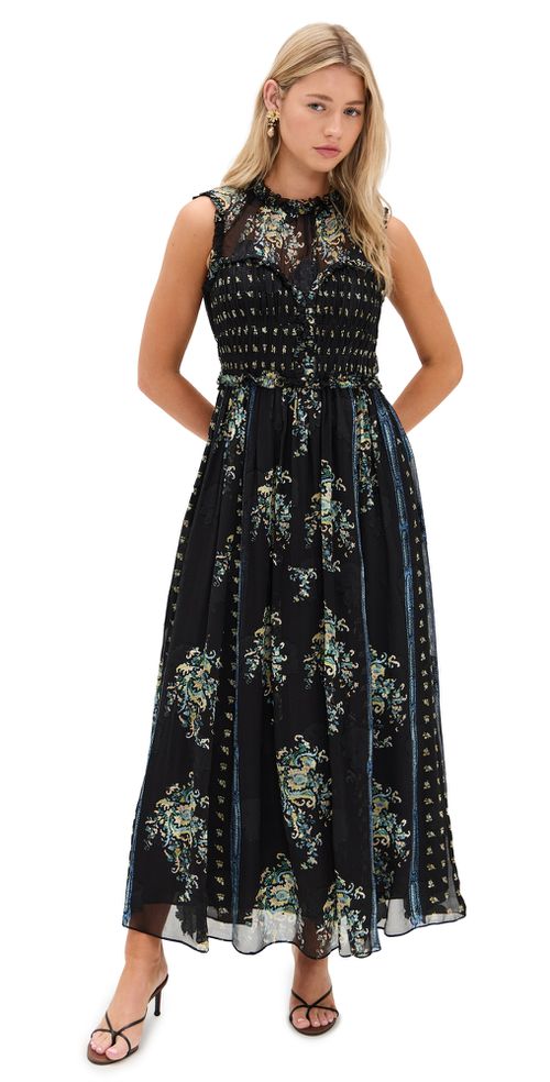 Kasia Sleeveless Midi Dress Twilight