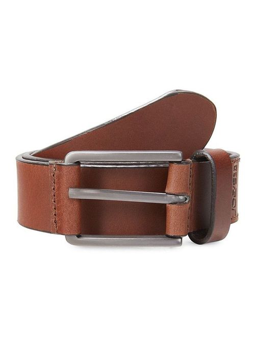 Men's Leather Belt - Cognac - 38