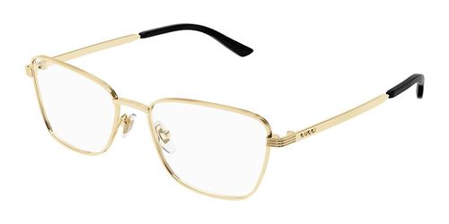 Gucci GG1880O 003 Women’s Glasses Gold Size 53 - Free Lenses - HSA/FSA Insurance - Blue Light Block Available