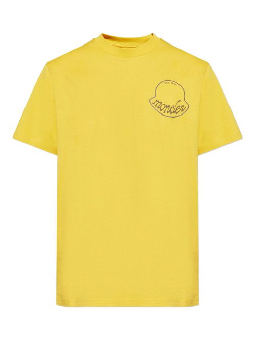Logo-print T-shirt - Yellow