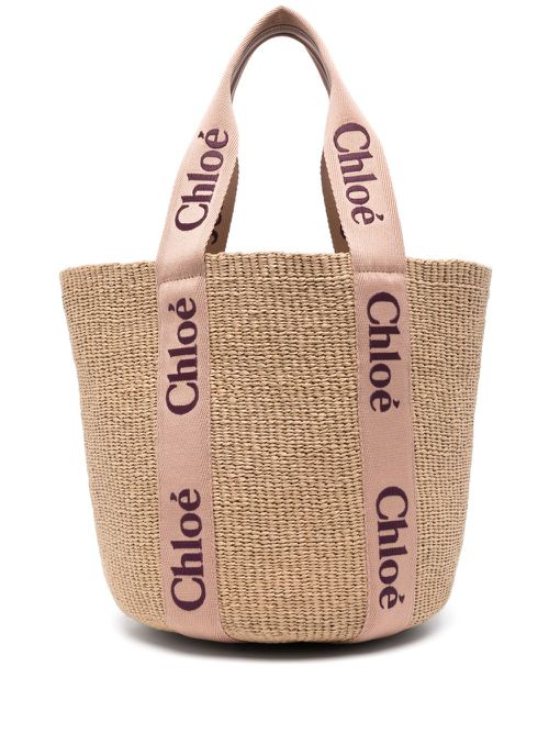 Chloé large Basket tote bag - Neutrals