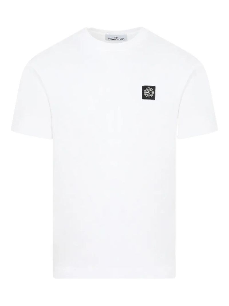 스톤아일랜드 남성 Slim Fit Cotton Jersey T-Shirt With Compass Patch
