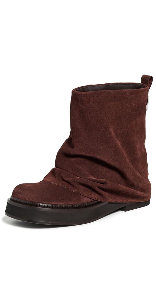 Mini Robin Combat Boots Brown
