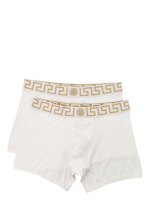 Logo-waistband boxers (pack of two) - White