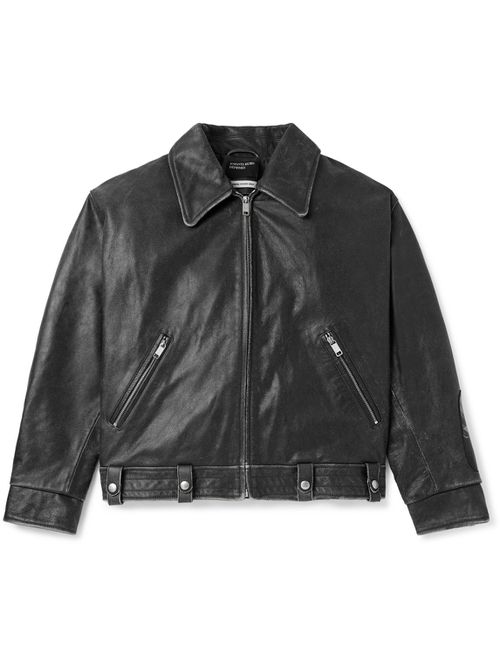 Pianist Distressed Leather Jacket