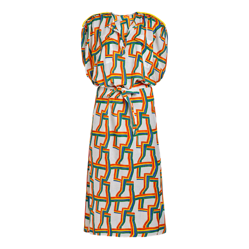 Women Long Cover-up In Cotton Voile Africain - X Jcc+ - Limited Edition - Cover-up - Cibille - White