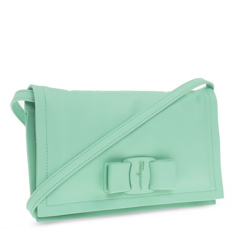 Salvatore Ferragamo Viva Bow Mini Crossbody Bag - Fresh Mint - Realry: A  global fashion sites aggregator