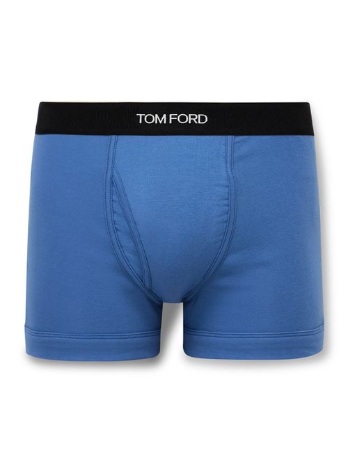 Stretch-Cotton Boxer Briefs