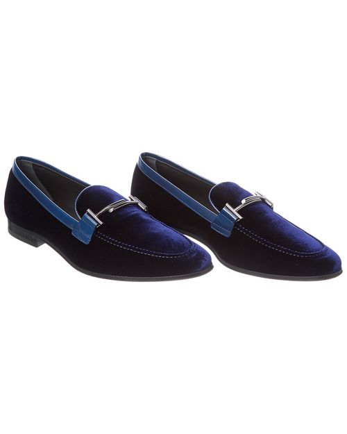 TOD’s Double T Velvet Loafer (Authentic Pre-Loved)