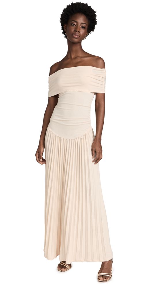 Field of Dreams Maxi Dress Oatmeal 