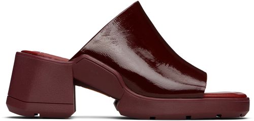Burgundy Clarin Mules