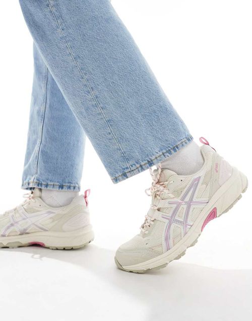 Gel-Nunobiki trainers in cream and pink-White