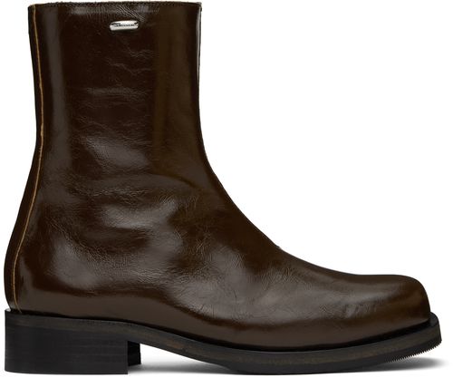 OUR LEGACY Brown Camion Boots