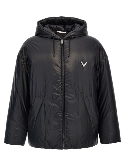 'V Detail' Down Jacket