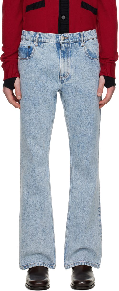Ernest W. Baker Blue Flare Jeans