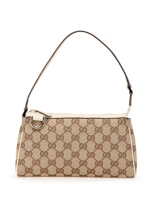 Gucci Pre-Owned 2000-2015 GG Canvas Abbey D Ring Pochette handbag - Brown