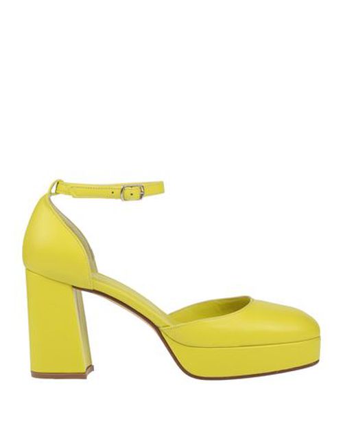 The Seller Woman Pumps Lime green Size 10 Leather