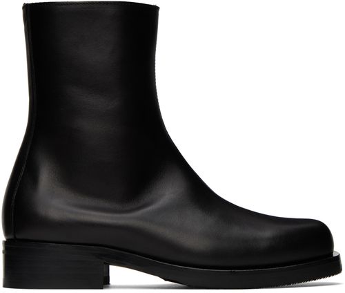 Black camion boots