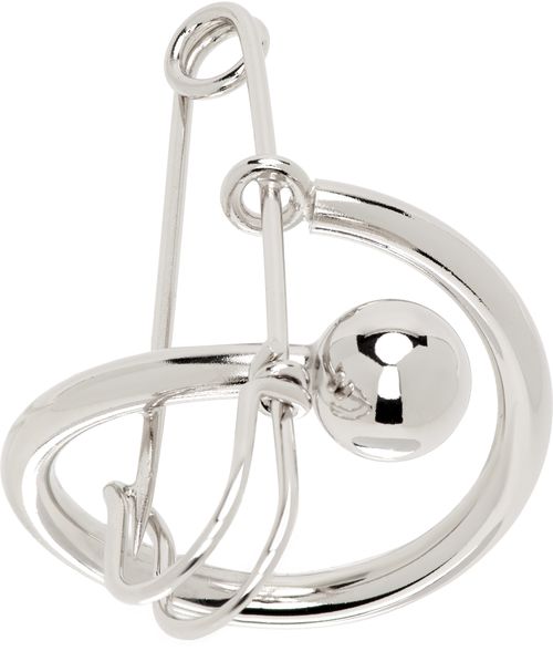 Justine Clenquet Silver Lindsay Ring