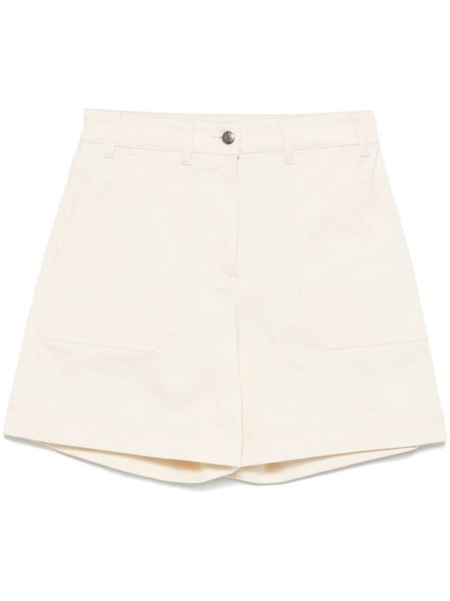 Cotton Gabardine Bermuda Shorts