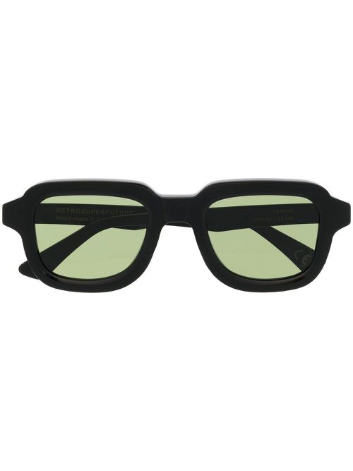 Lazarus square-frame sunglasses - Black