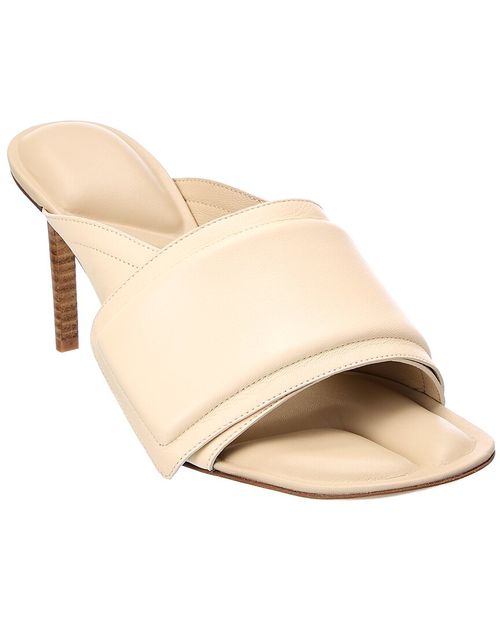 Les Mules Aqua Leather Sandal