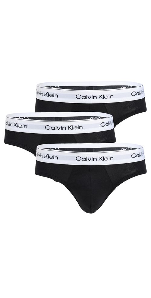 Calvin Klein Underwear Icon Cotton Stretch 3-Pack Briefs Black