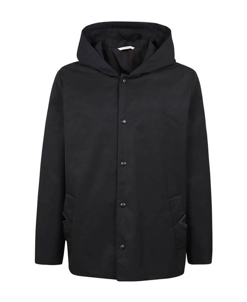 Hooded windbreaker jacket