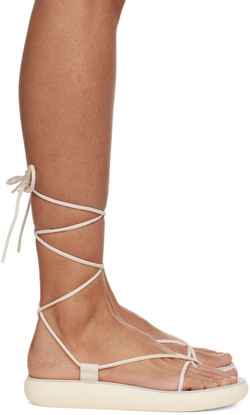 Ancient Greek Sandals Off-White Diakopes Comfort Sandals