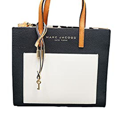 Marc Jacobs M0016132 Smoked Almond/Gold Hardware Women's Grind Colorblocked  Mini Tote Bag