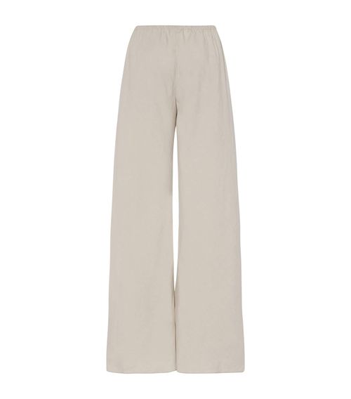 The Row Gala Silk-Linen Trousers