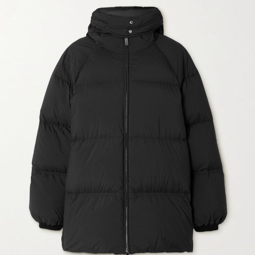 몽클레어 여성 + 2 Moncler 1952 Malvi 후드 퀼팅 재활용 나일론 립스톱 다운 재킷 - 블랙 - 1